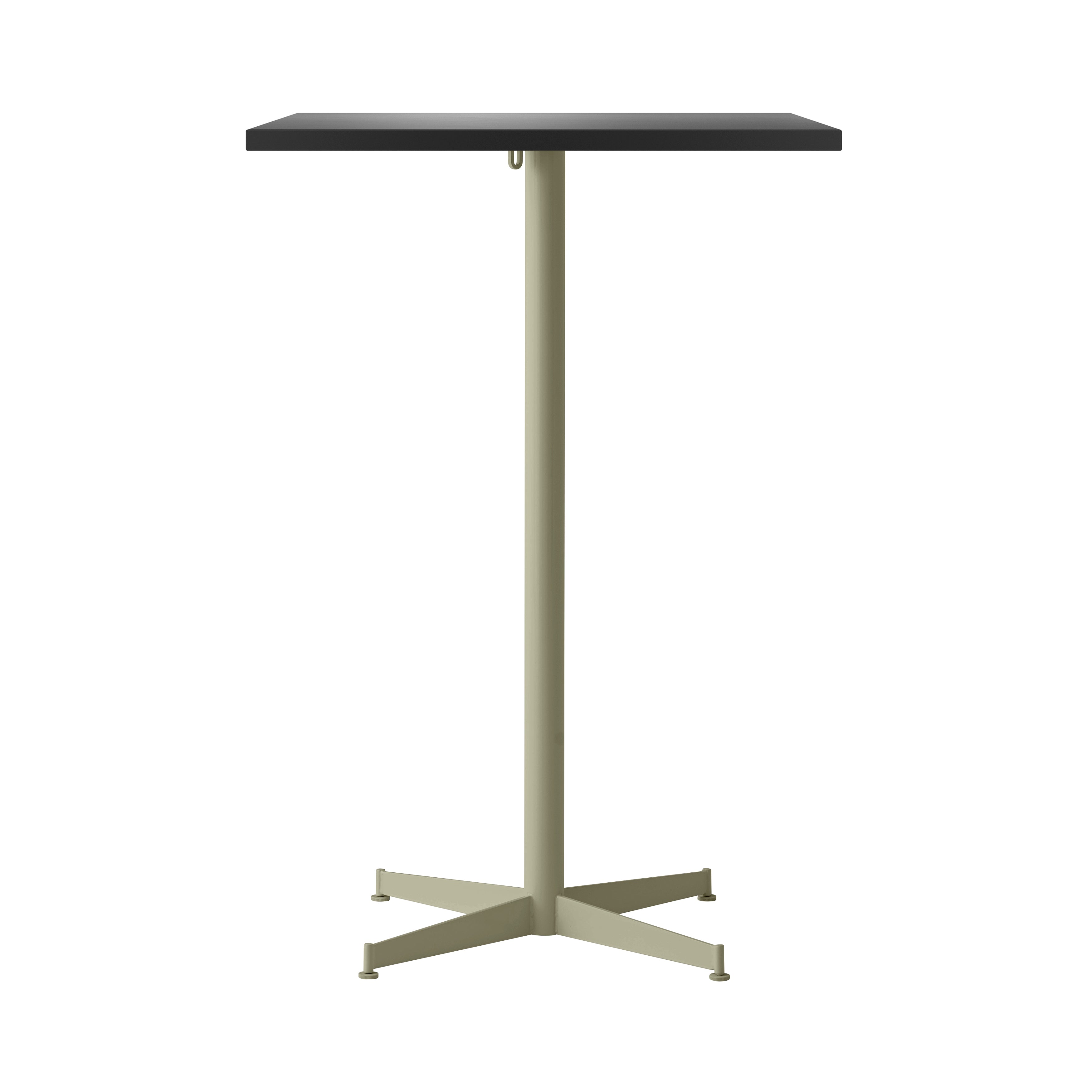 Nook Bar + Counter Table: Bar + Linoleum Charcoal + Olive