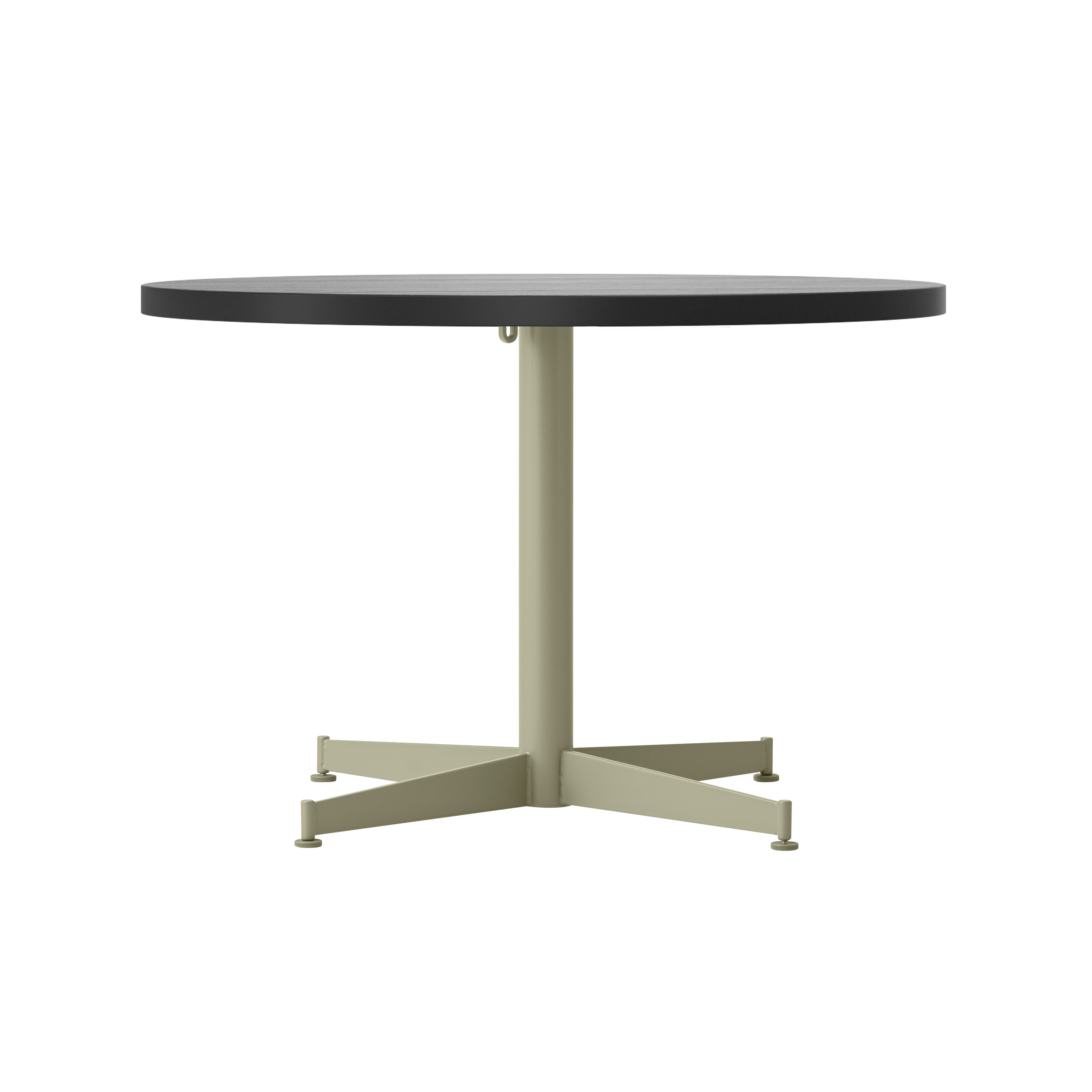Nook Lounge Table: Black Oak Veneer + Olive