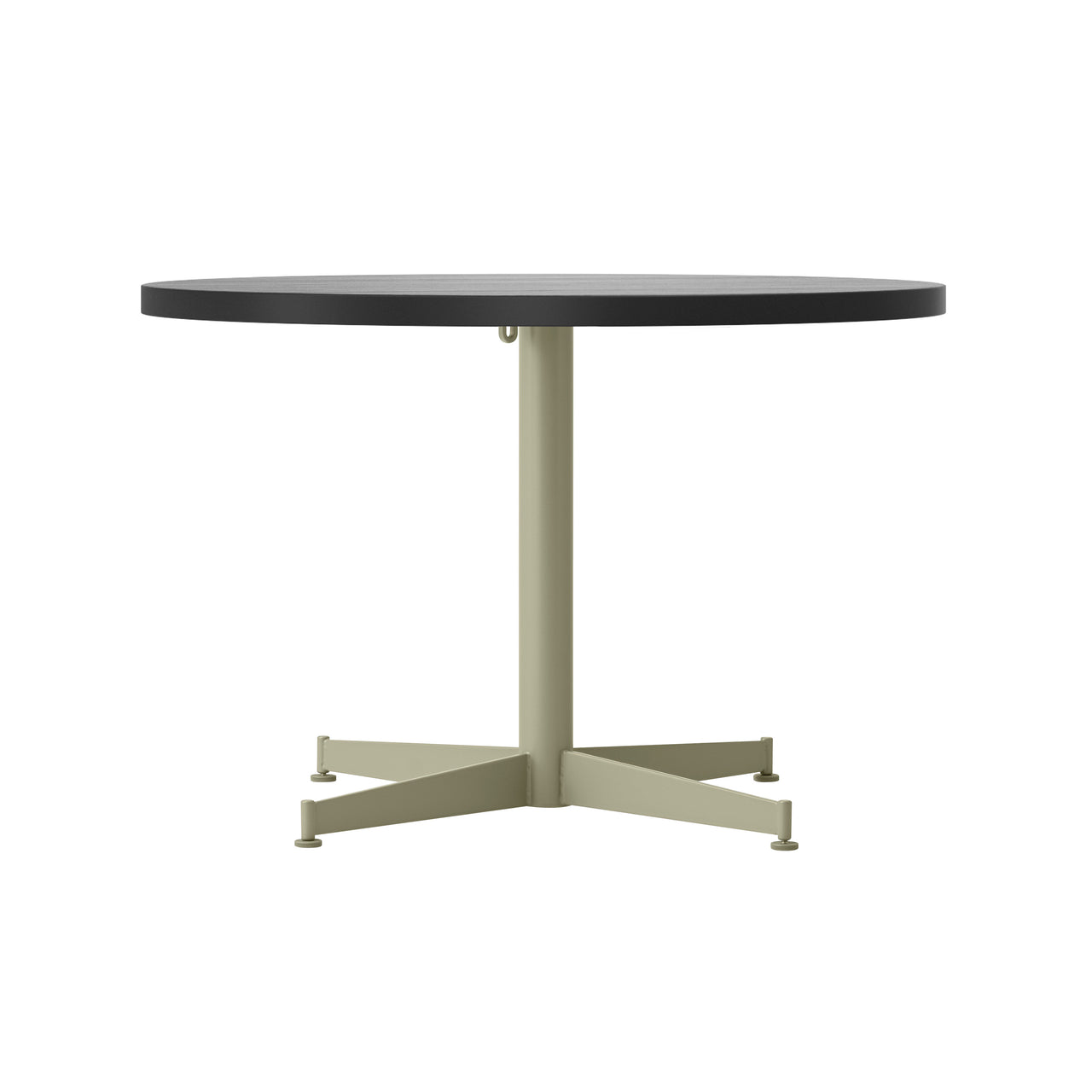 Nook Lounge Table: Black Oak Veneer + Olive