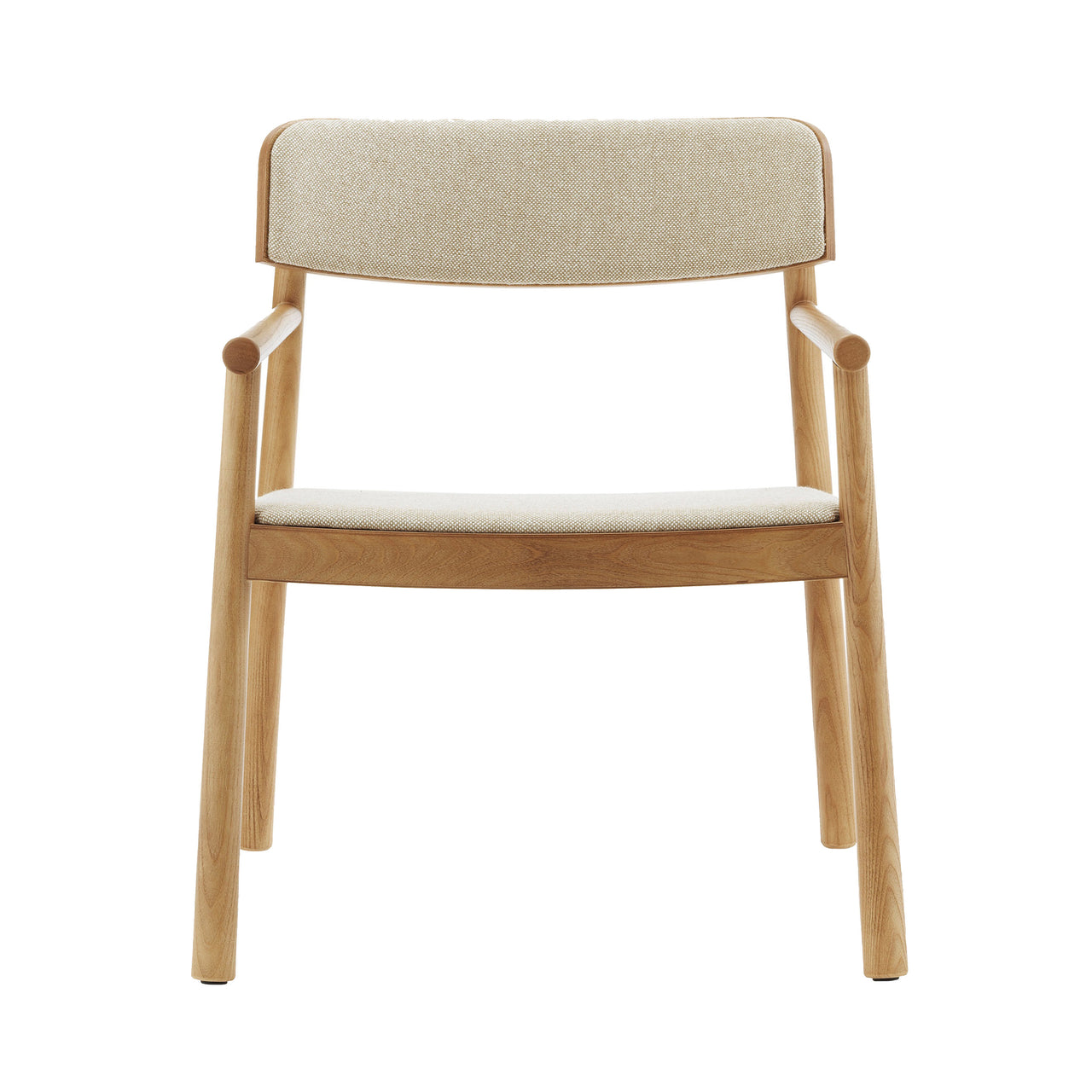 Timb Lounge Armchair: Upholstery + Tan + Hallingdal 220