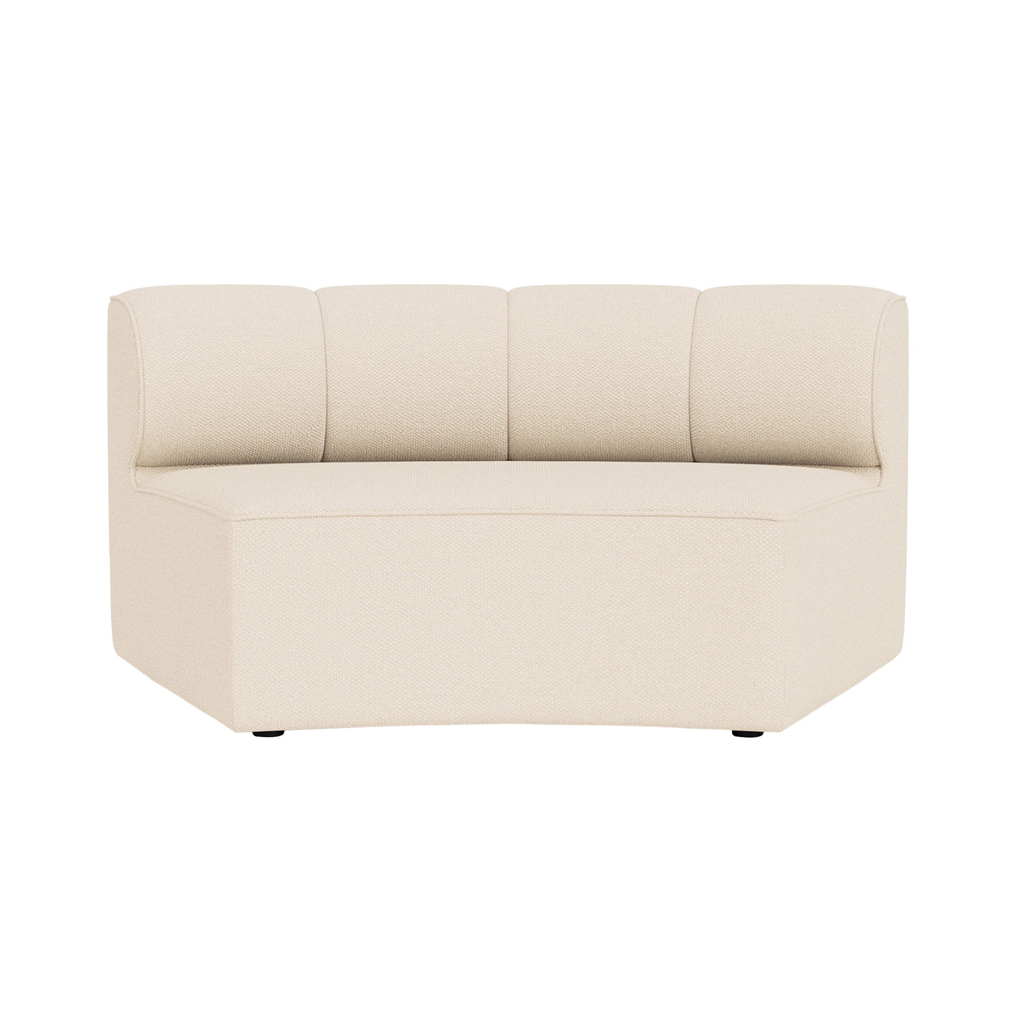 Eave Seamline Open Section Sofa: Concave + Textile Category 0