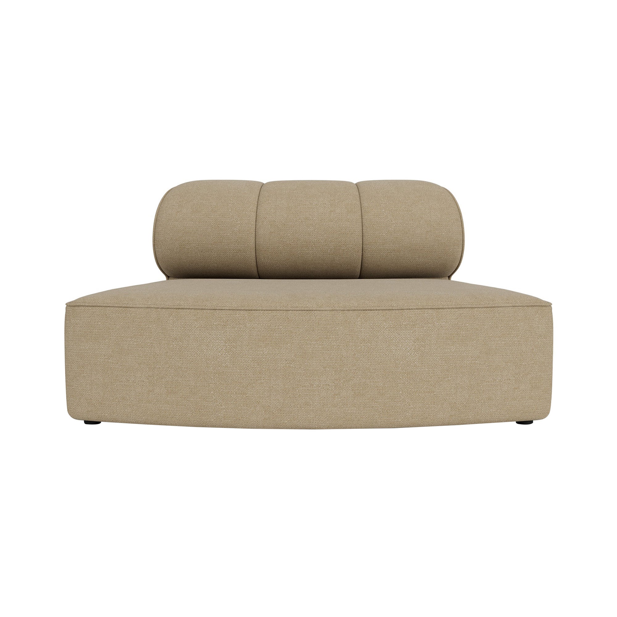 Eave Seamline Open Section Sofa: Convex + Textile Category 0