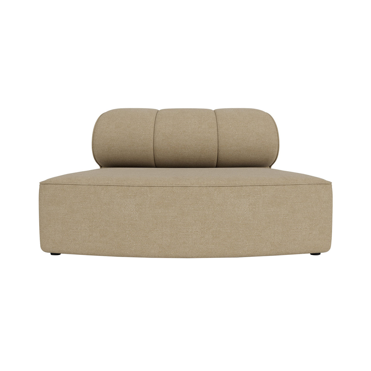 Eave Seamline Open Section Sofa: Convex + Textile Category 0