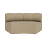 Eave Seamline Open Section Sofa: Concave + Textile Category 0