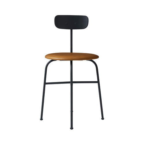 Afteroom Dining Chair: Seat Upholstered + Black Painted Ash