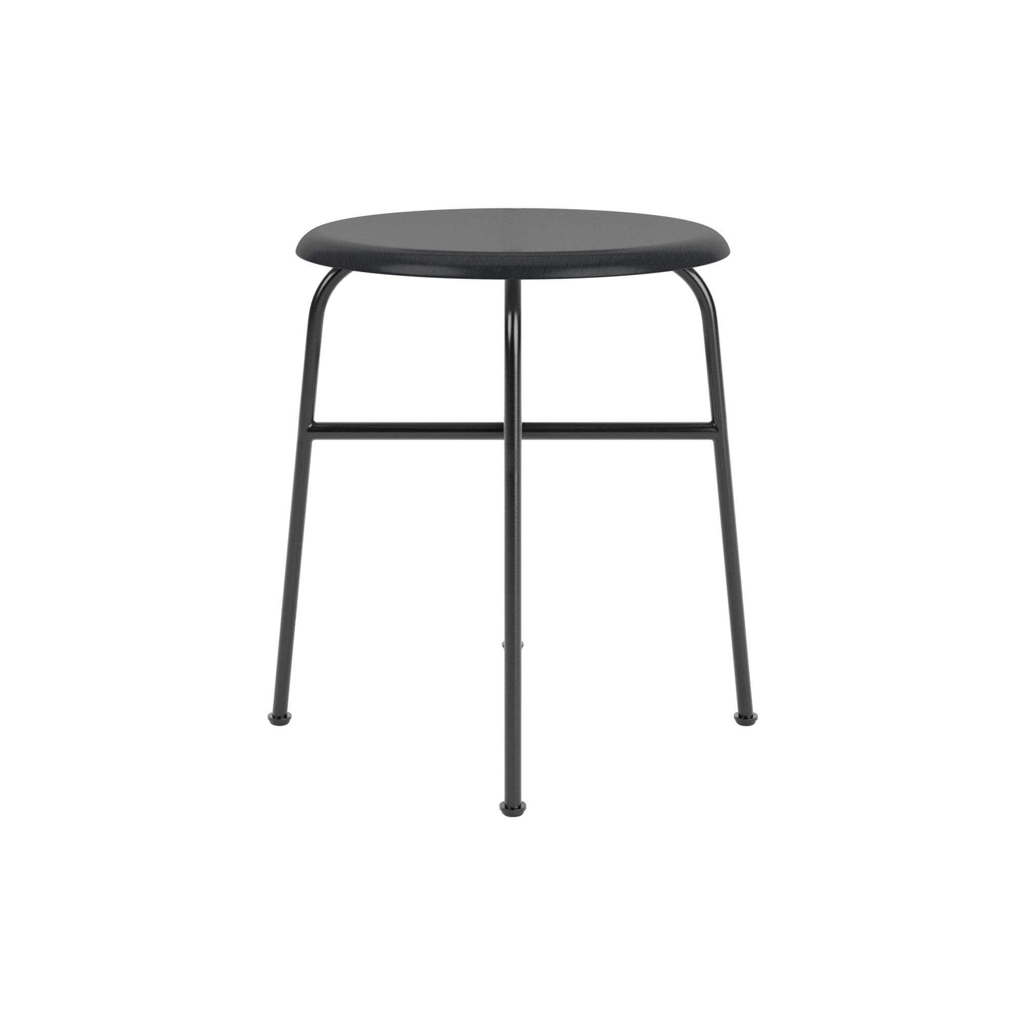 Afteroom Stool: Black Painted Ash