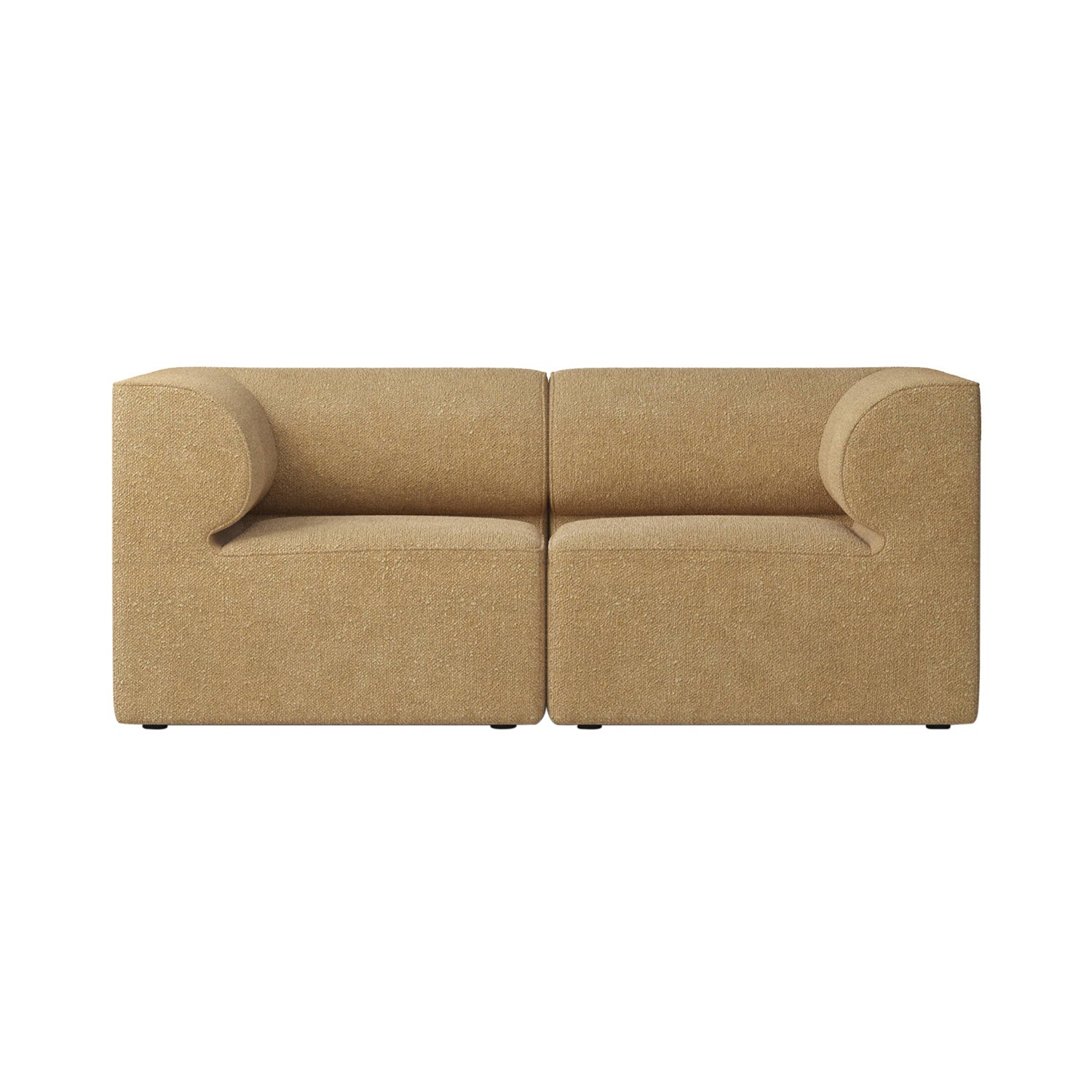 Eave Modular 2 Seater Sofa: Large + Configuration 1 + Boucle 06