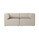 Eave Modular 2 Seater Sofa: Small + Configuration 1 +  Savanna 202