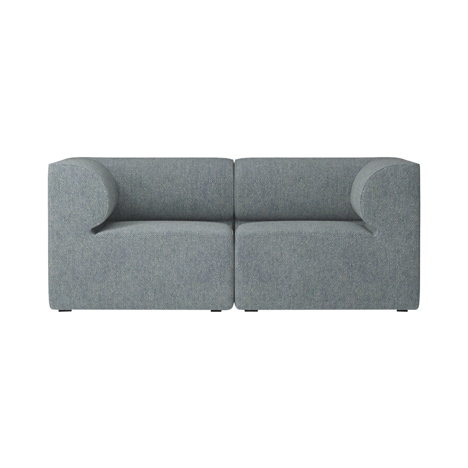 Eave Modular 2 Seater Sofa: Large + Configuration 1  + Safire 012