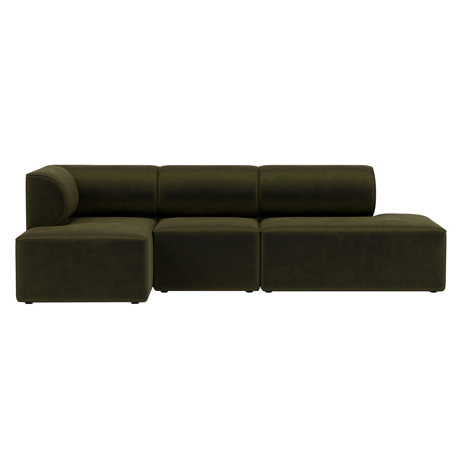Eave Modular 3 Seater Sofa: Small + Configuration 10 +  Champion 035
