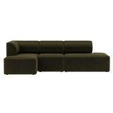 Eave Modular 3 Seater Sofa: Small + Configuration 10 +  Champion 035