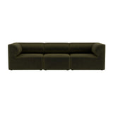 Eave Modular 3 Seater Sofa: Large + Configuration 2 + Champion 035