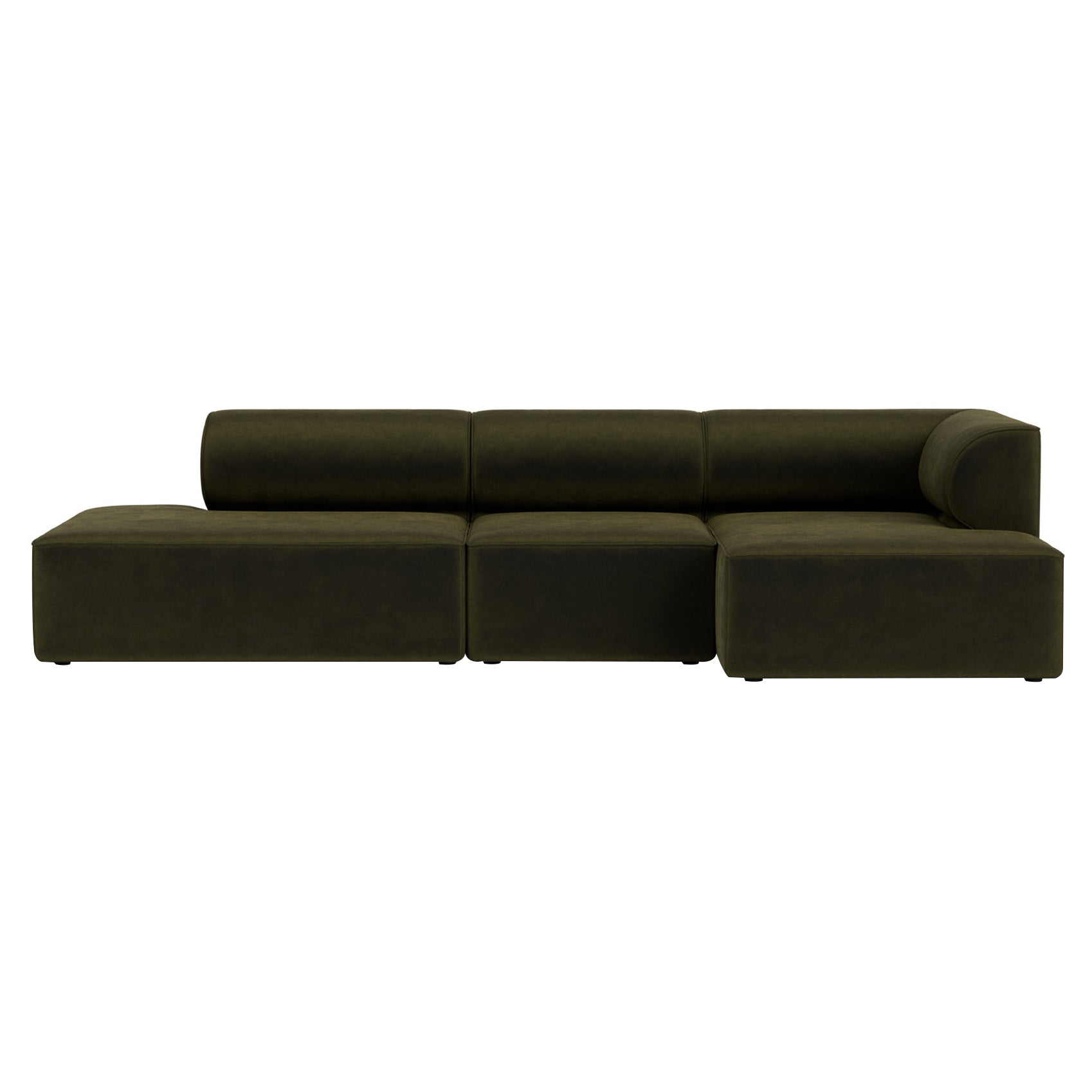 Eave Modular 3 Seater Sofa: Large + Configuration 9 + Champion 035