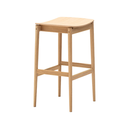 Bellustar Tokyo Bar Stool A-BS02: Pure Oak
