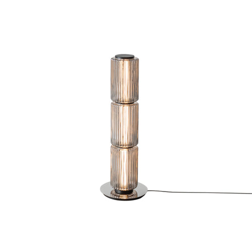 Column 175 Floor Lamp: 3 + Carbon
