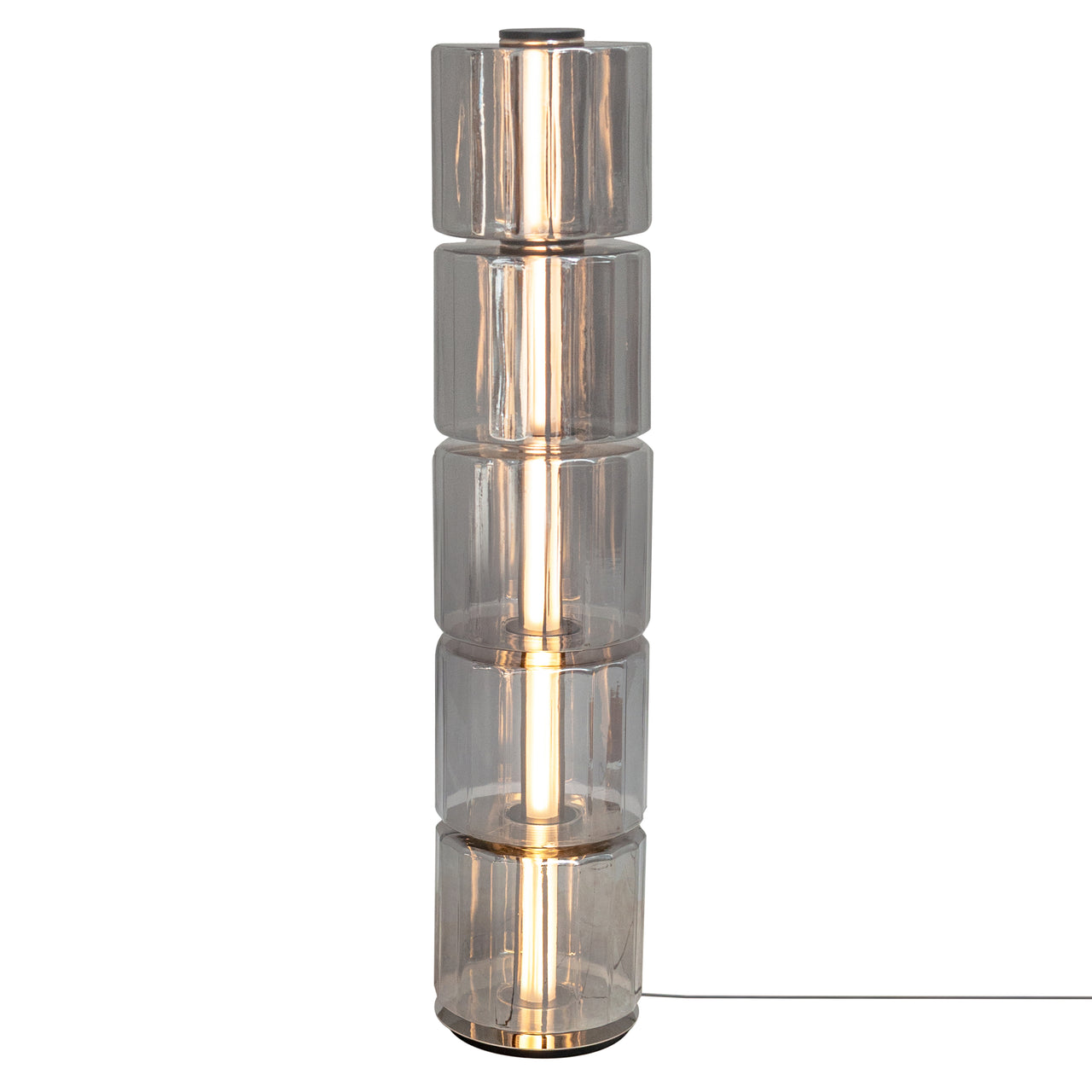Column 300 Floor Lamp: 5 + Carbon