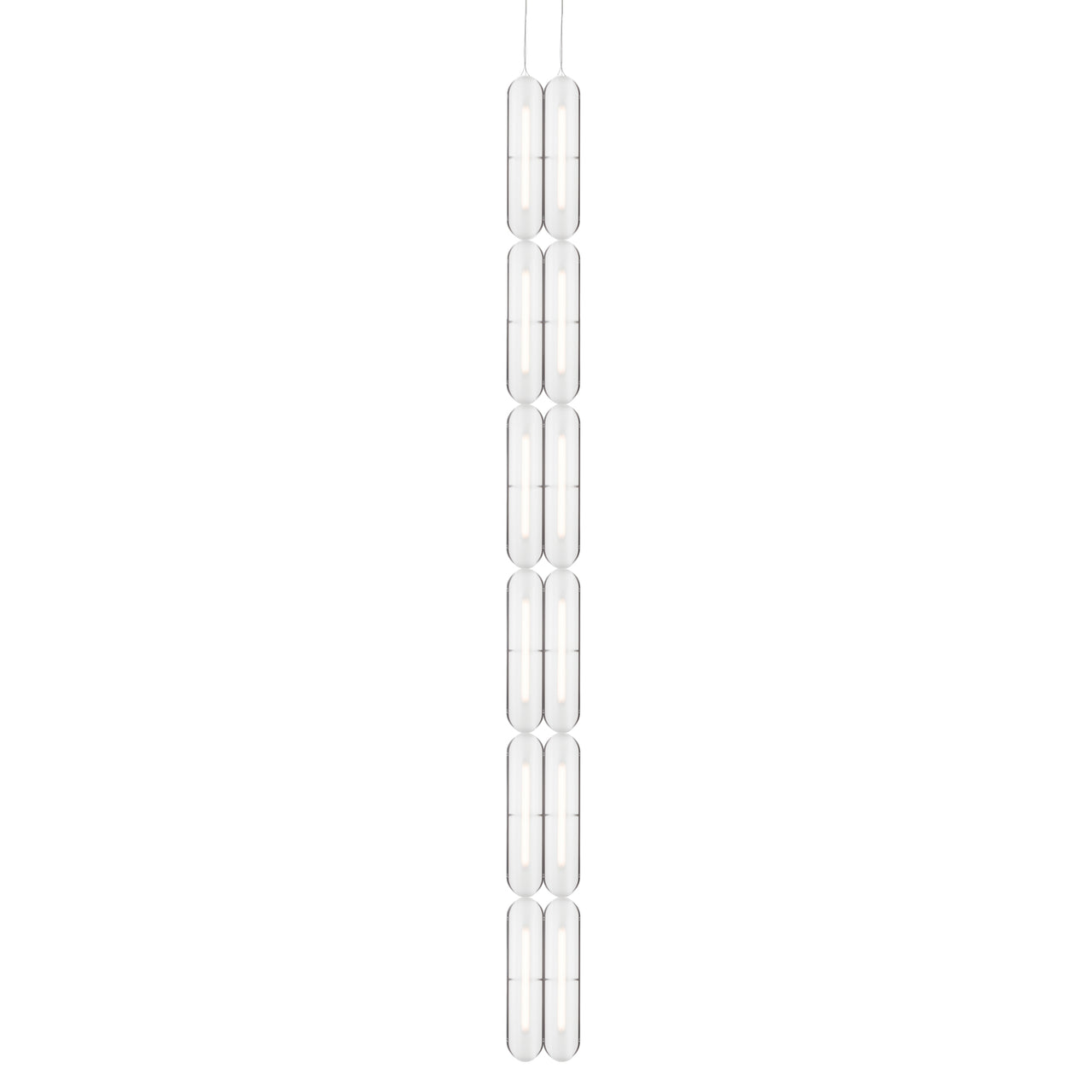Vale System Pendant Light: Vertical + Side-to-End + Rust + Vale 6- SE