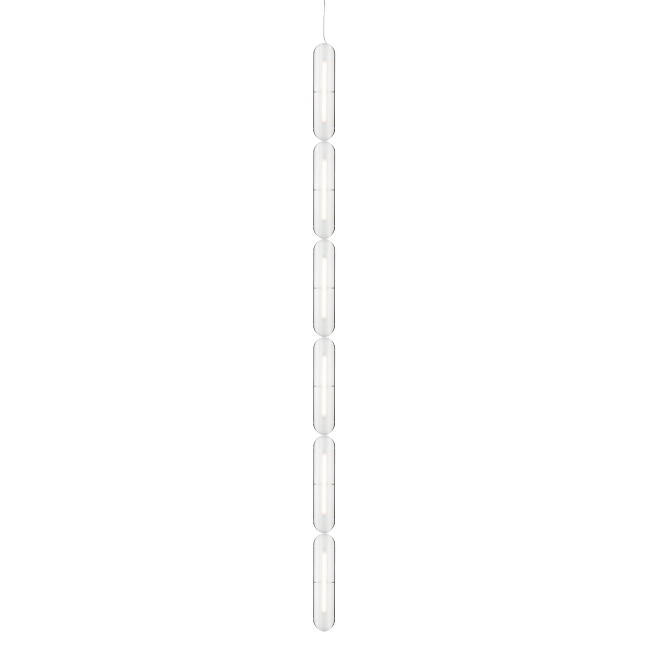 Vale System Pendant Light: Vertical + End-to-End + Vale 6 + Rust