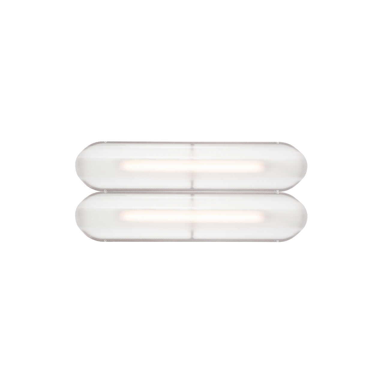 Vale System Ceiling/Wall Light: Horizontal + Side-to-Side + Vale 2 + Rust