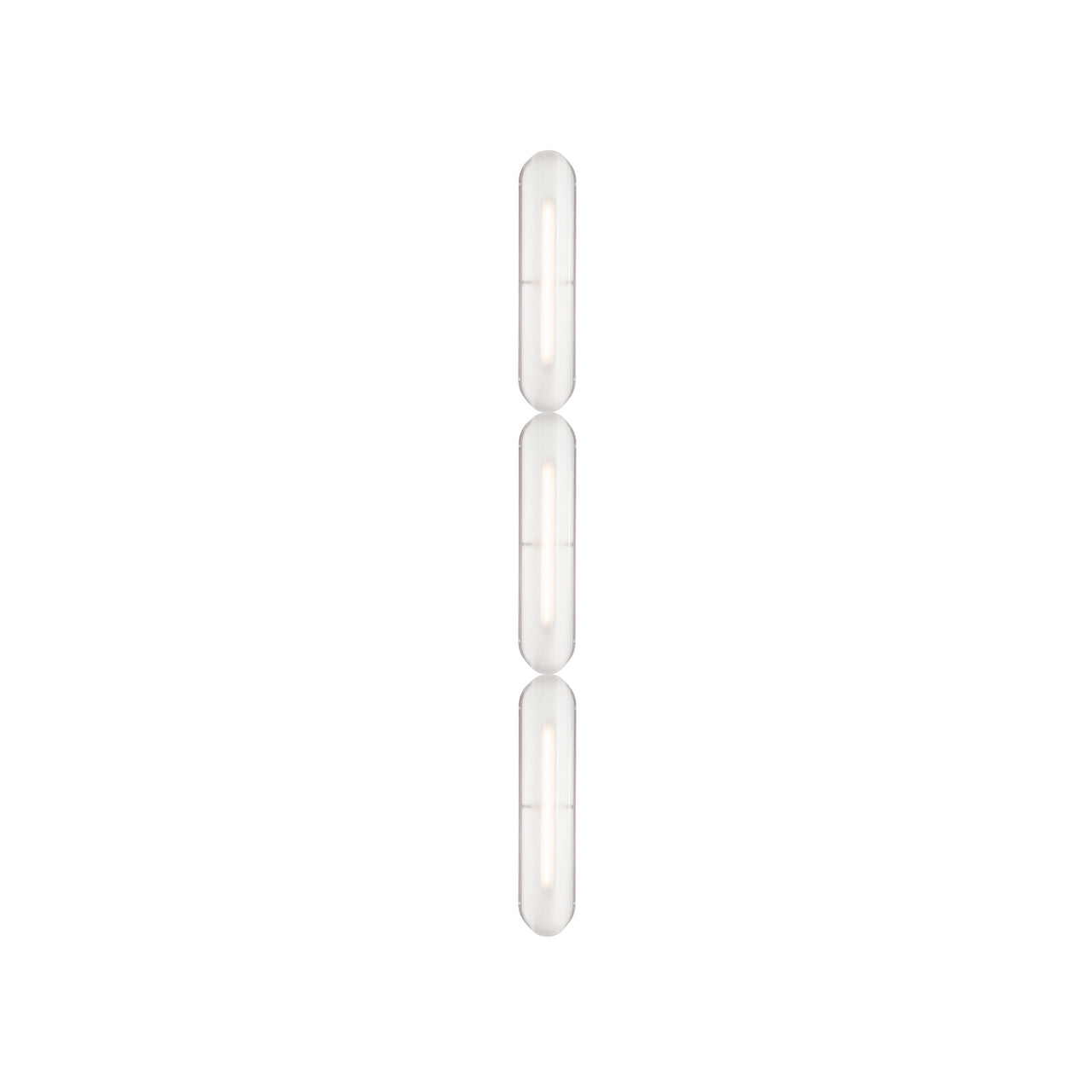 Vale System Ceiling/Wall Light: Vertical + End-to-End + Vale 3 + Rust