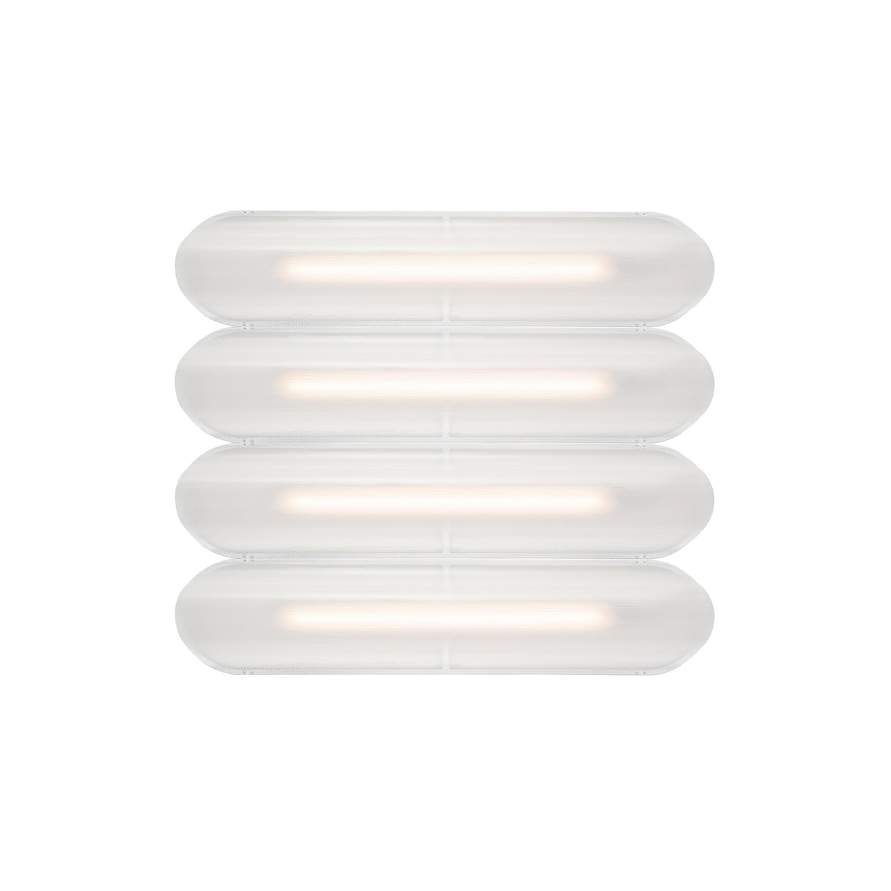Vale System Ceiling/Wall Light: Horizontal + Side-to-Side + Vale 4 + Silica