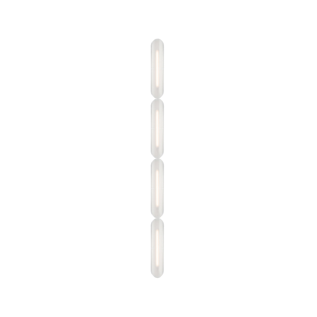 Vale System Ceiling/Wall Light: Vertical + End-to-End + Vale 4 + Silica