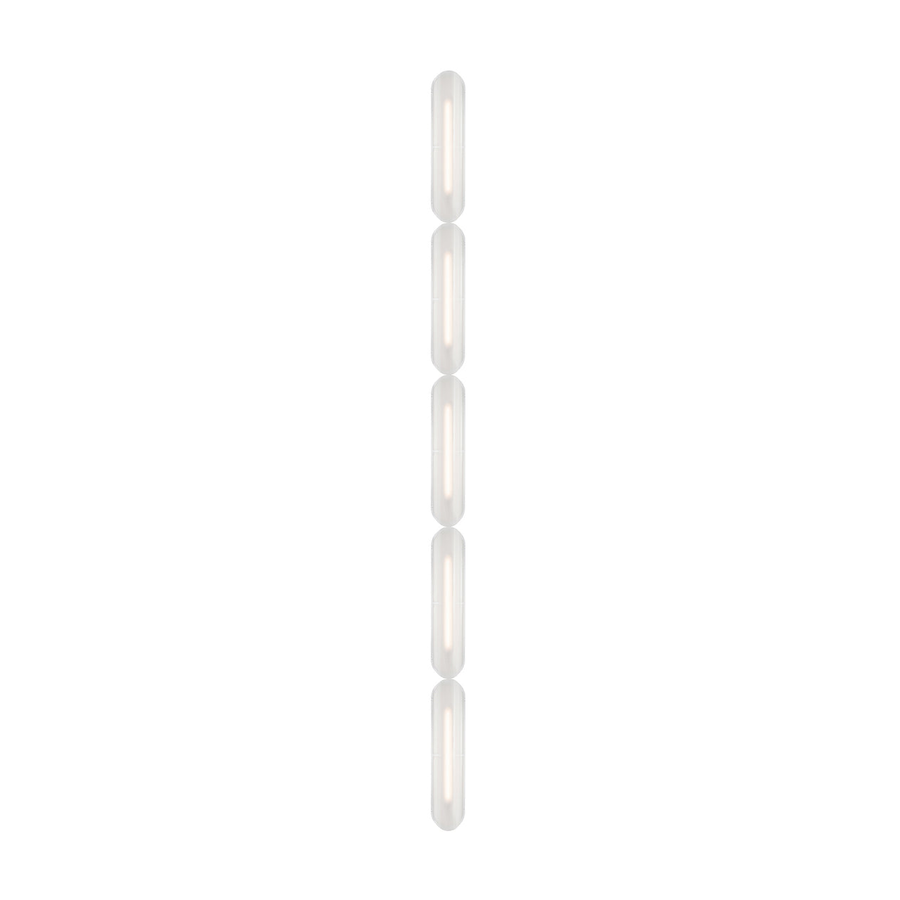 Vale System Ceiling/Wall Light: Vertical + End-to-End + Vale 5 + Silica
