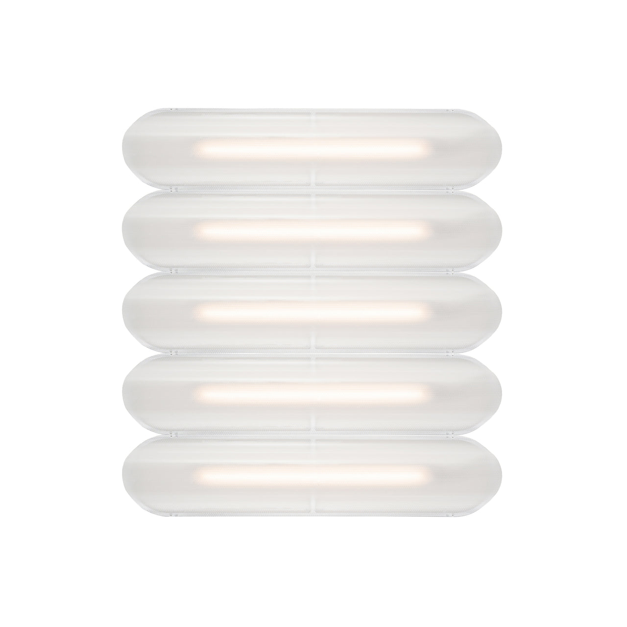 Vale System Ceiling/Wall Light: Horizontal + Side-to-Side + Vale 5 + Silica