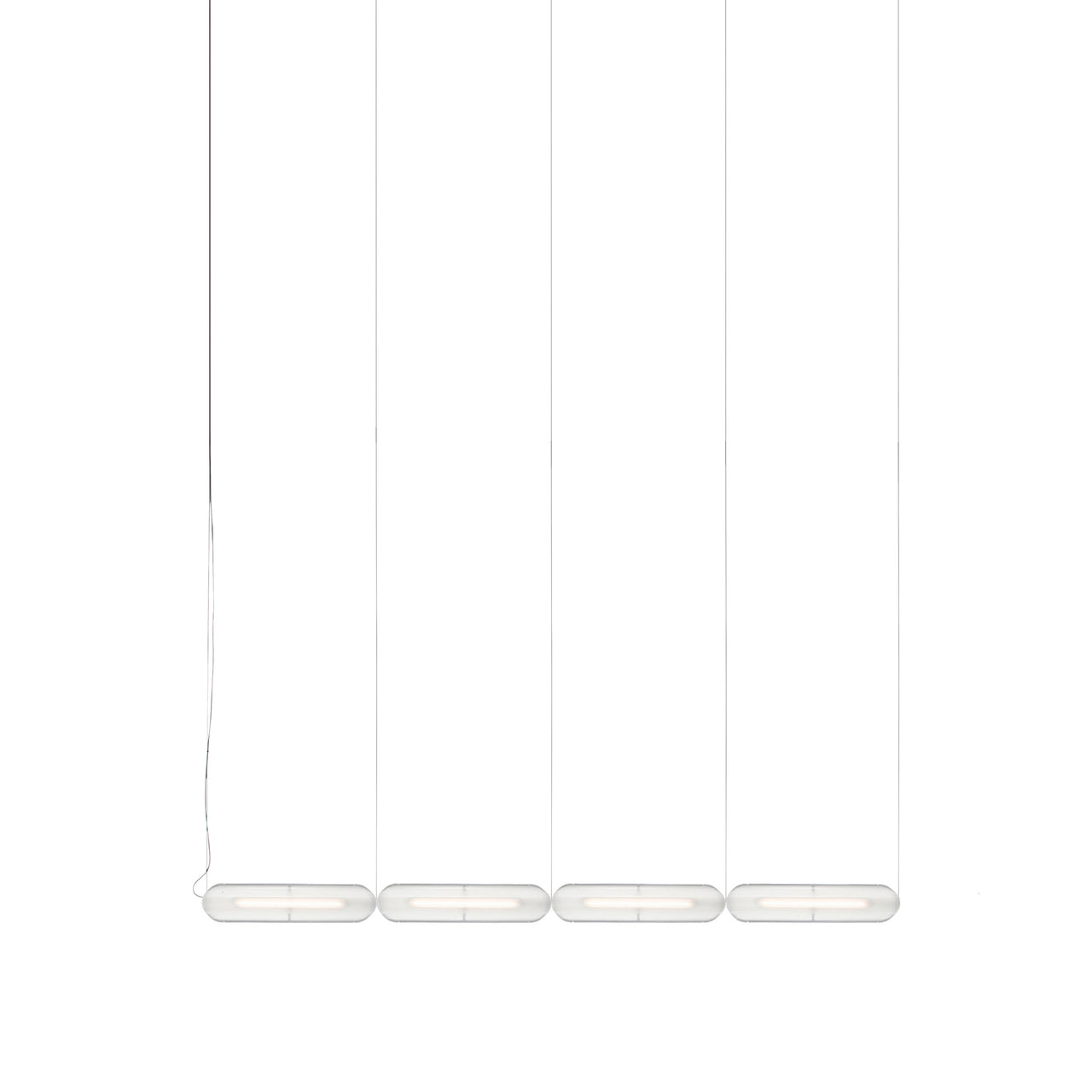 Vale System Y-Axis Pendant Light: Horizontal + End-to-End + Vale 4 + Anthracite