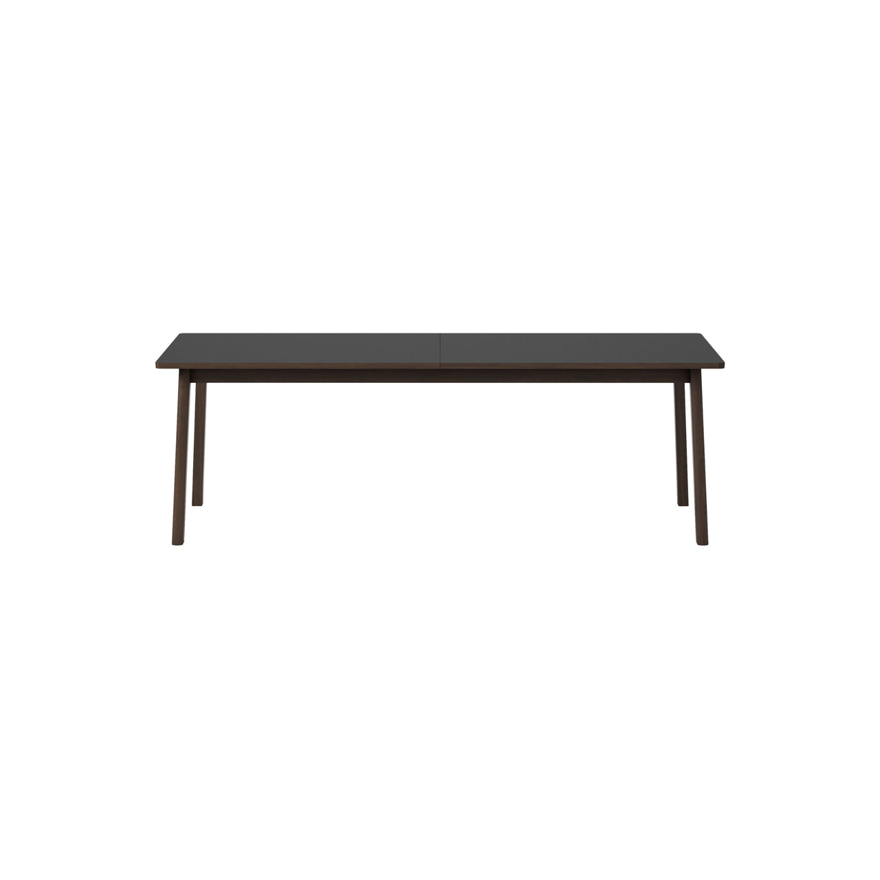 Ana Dining Table: Black + Smoked Oiled Stained Oak