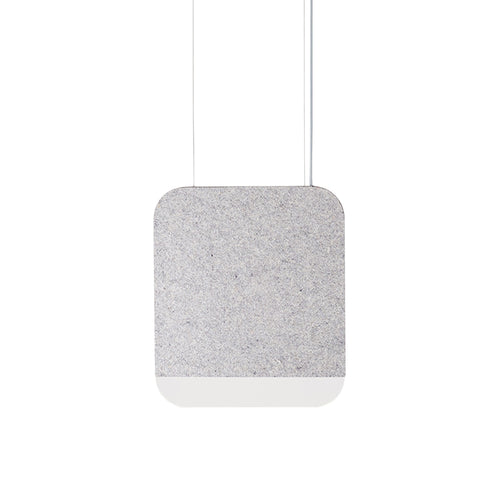 Slab 30 Pendant Light: Grey Wool