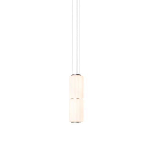 Column 175 Vertical Pendant: 2 Units + Ivory