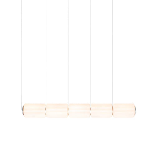 Column 175 Horizontal Pendant: 5 Units + Ivory