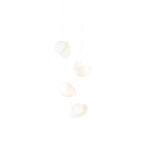 Pebble Chandelier 4: Cluster + Pearl