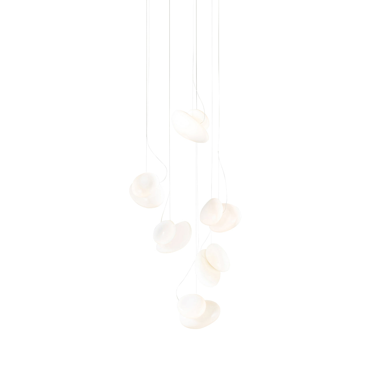 Pebble Chandelier 6: Cluster + Pearl