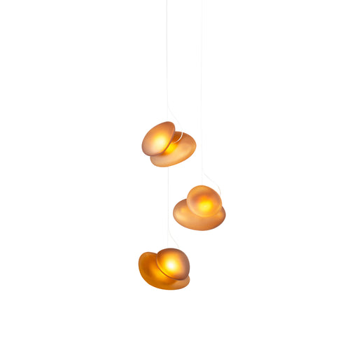 Pebble Chandelier 3: Citrine