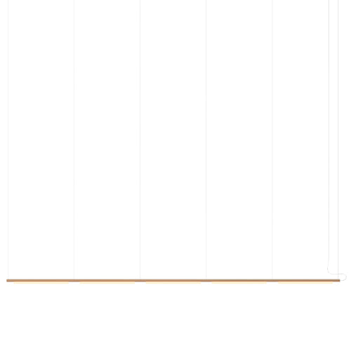 Pipeline 125.5 Linear Pendant Light: Copper + Copper