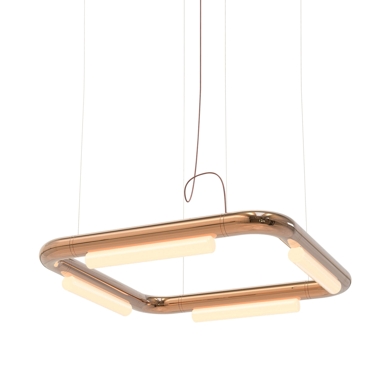 Pipeline CM5 Pendant Light: Copper + Copper