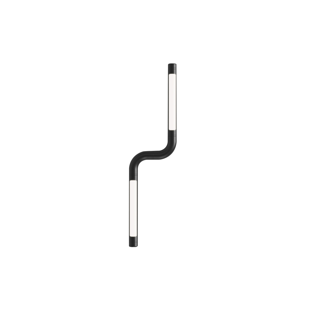 Pipeline CM1 Ceiling/Wall Light: Black + Black