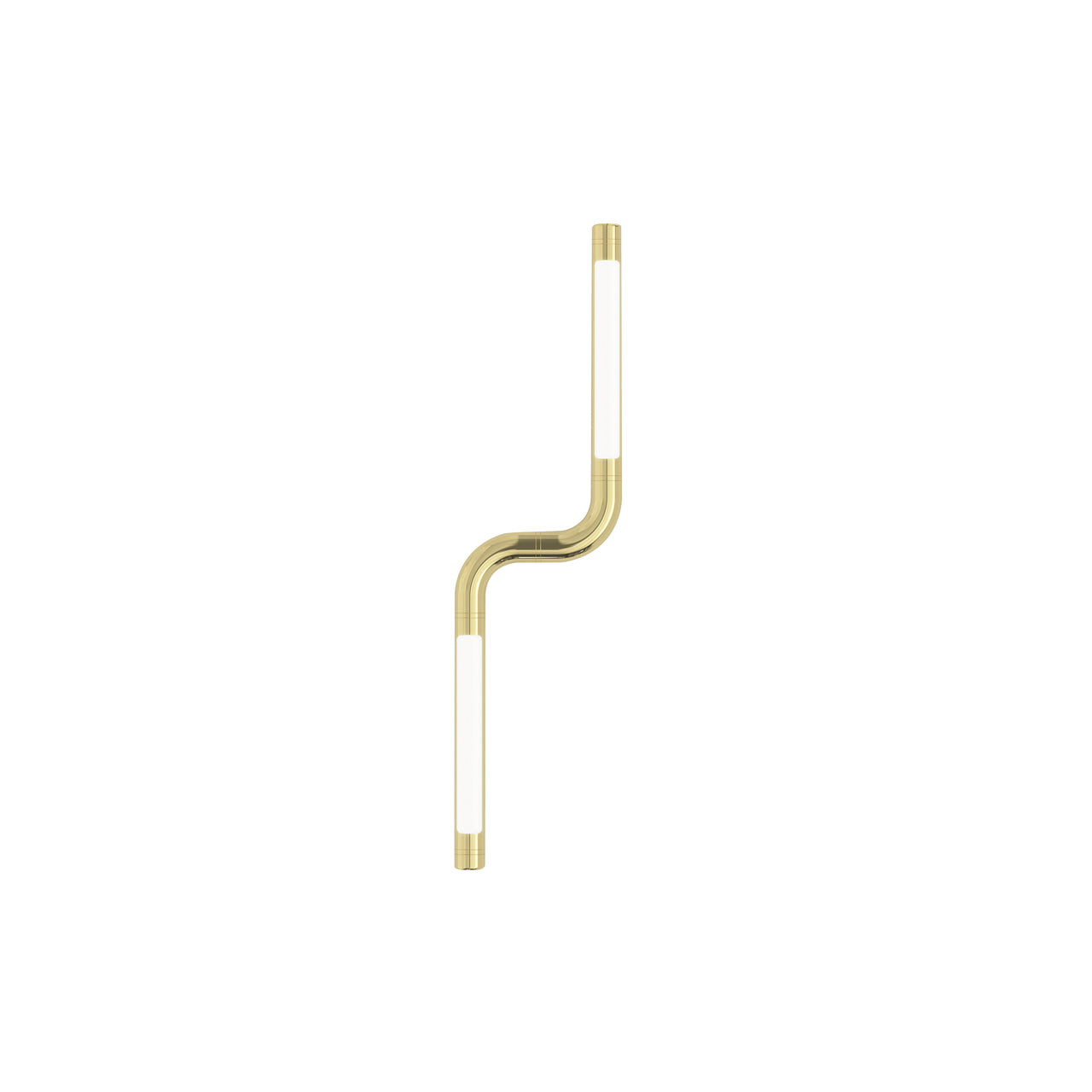Pipeline CM1 Ceiling/Wall Light: Brass + Brass