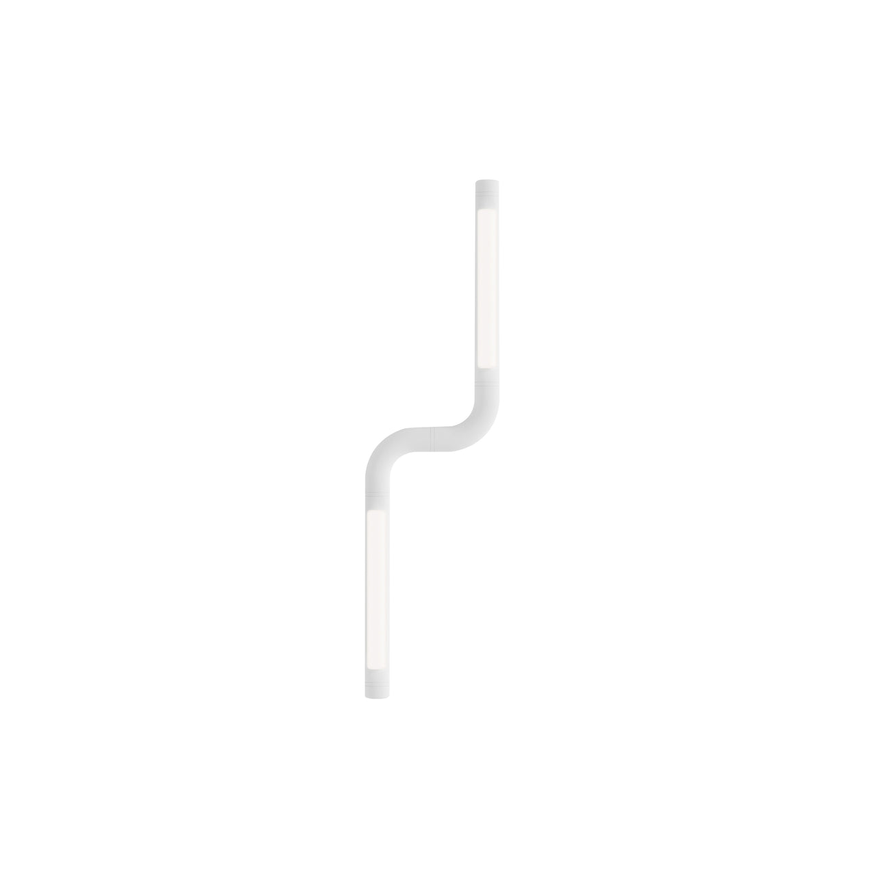 Pipeline CM1 Ceiling/Wall Light: White + White