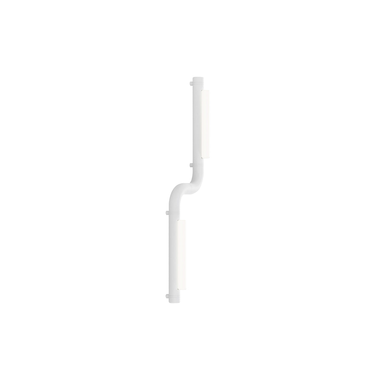 Pipeline CM1 Ceiling/Wall Light: White + White