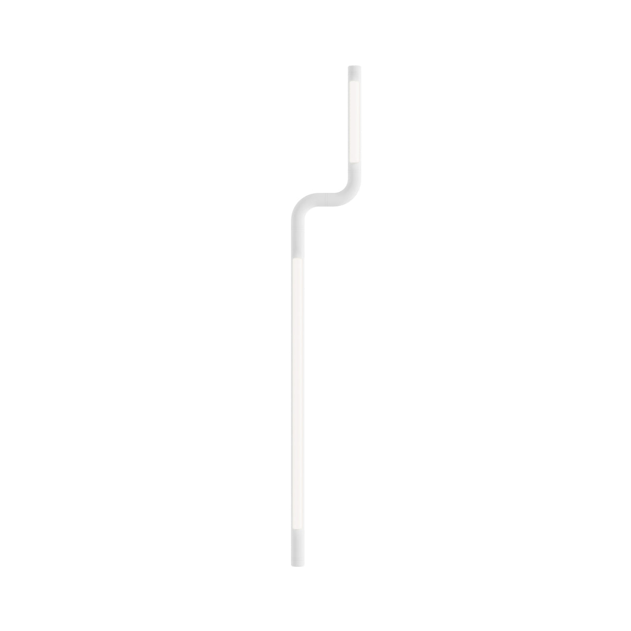 Pipeline CM2 Ceiling/Wall Light: White + White