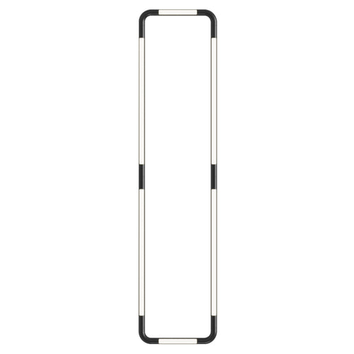 Pipeline CM8 Ceiling/Wall Light: Black + Black