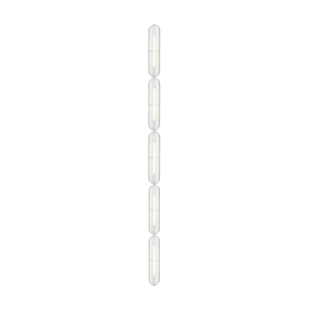 Vale System Ceiling/Wall Light: Vertical + End-to-End + Vale 5 + Anthracite