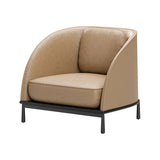 Arc Lounge Chair: Black Oak