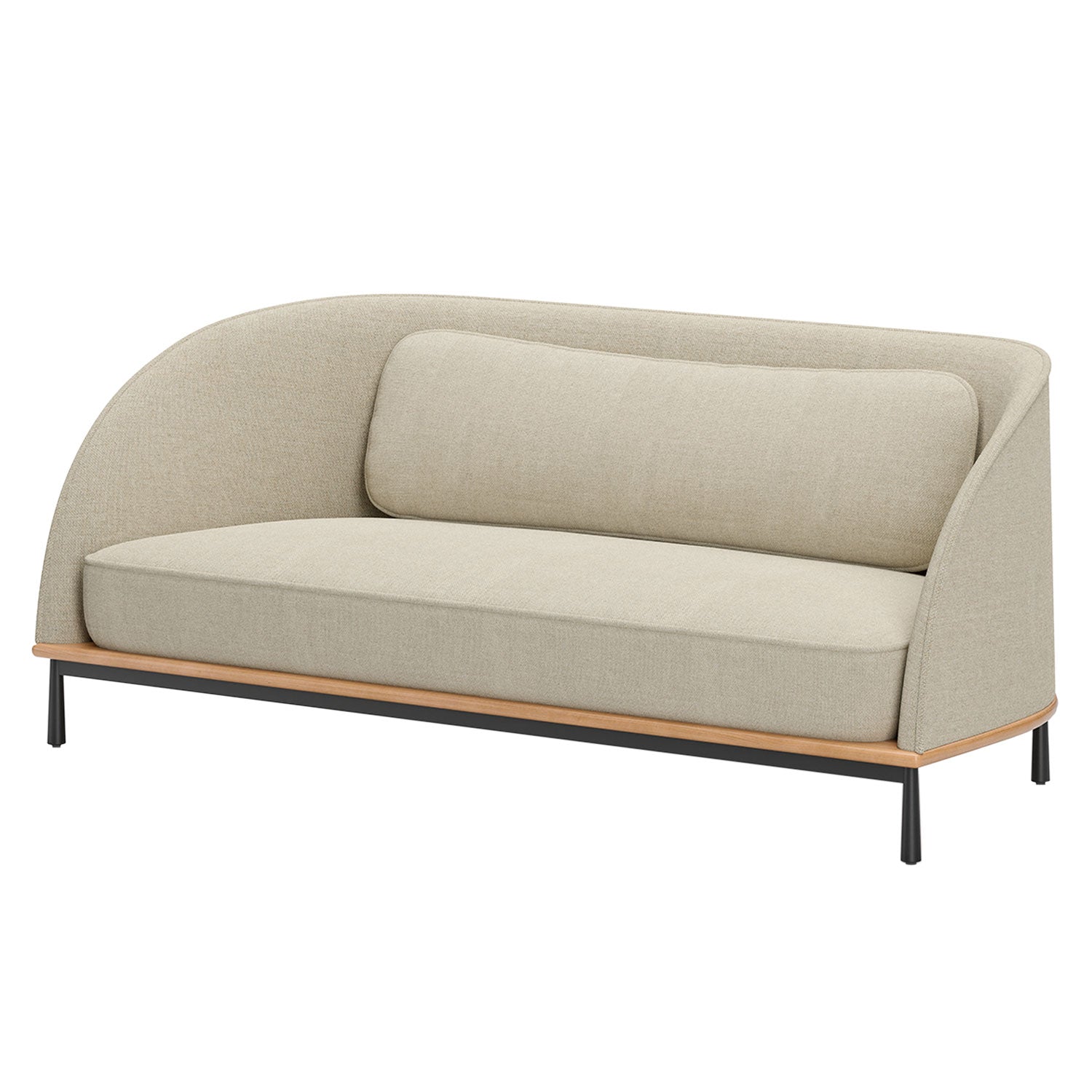 Arc Sofa 3 Seater: Natural Oak