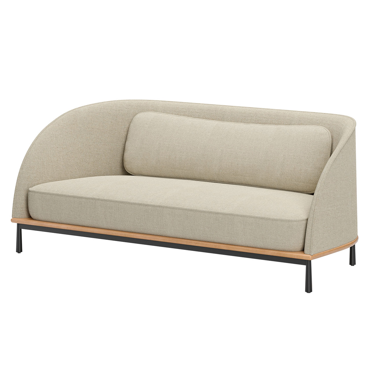Arc Sofa 3 Seater: Natural Oak