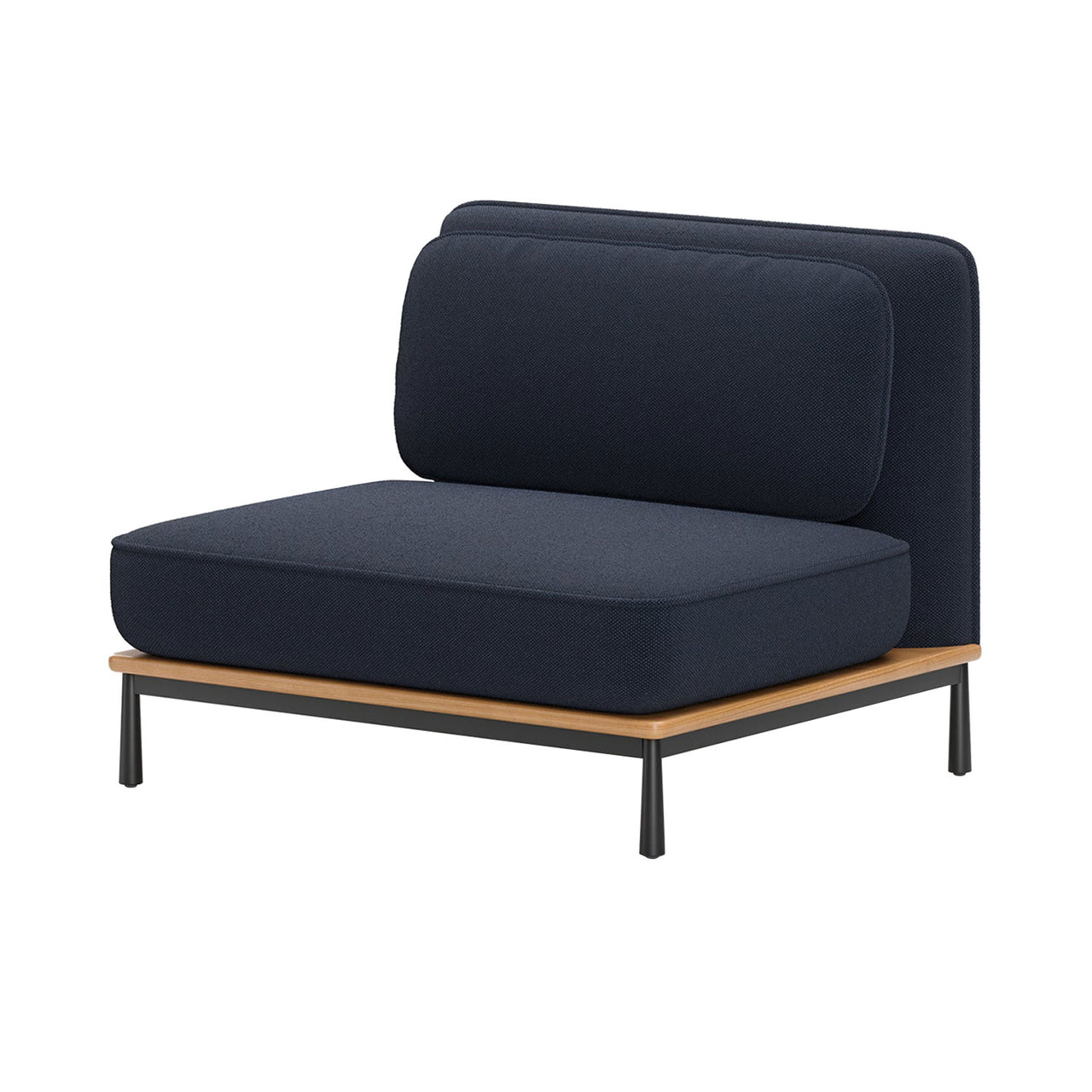 Arc Middle Sofa: Natural Oak