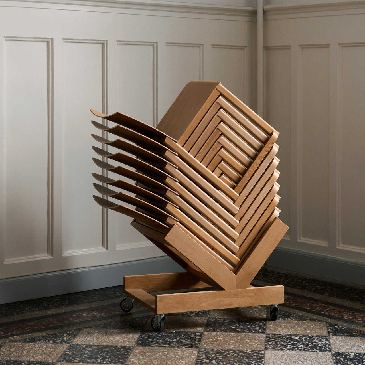 Allwood Stacking Chair AV35: Set of 2